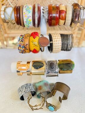 29 Pc Mixed Lot Bracelets Bangles Cuffs Boho Hippie Festival Fashion Jewelry